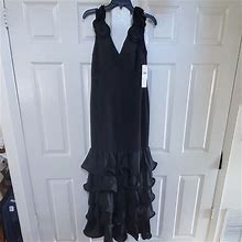 Aidan Mattox Dresses | Nwt Black Long Gown | Color: Black | Size: 10