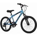 Huffy Kids Hardtail Mountain Bike For Boys, Stone Mountain 20 Inch 6-Speed, Cyan