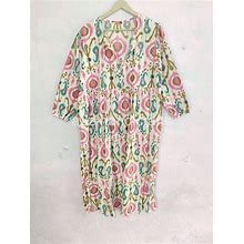 Block Print Dress| Summer Dress| Fall Dress| Gifts For Her| Cotton