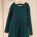 Gymboree Dresses | Gymboree Dress With Pockets! Child Size 10/12 L | Color: Blue/Green | Size: Lg