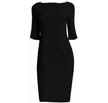 Black Halo Women's Nuelle Sheath Dress - Black - Size 10