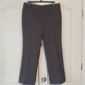 Anne Klein Pants & Jumpsuits | Dark Grey Boot Cut Dress Pants | Color: Gray | Size: 16