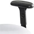 Safco 6689BL Apprentice Black Adjustable T-Pad Armrest