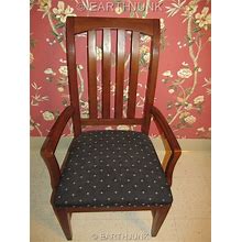 Ethan Allen American Impressions Autumn Cherry Splatback Arm Chair 24 6401A