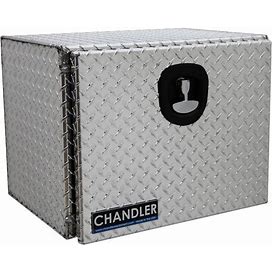 Chandler Equipment Aluminum Tread Plate Underbody Tool Box W/ Single Latch Door - 24X18x18 - 5000-1200