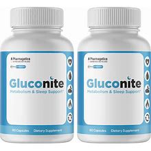2 Bottles Gluconite Supports Blood Sugar - Glucose Metabolism 60 Capsules