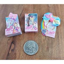 Zuru Mini Brands Toy Jojo Siwa Lot Of 3 Microphone, Bow & Doll NEW