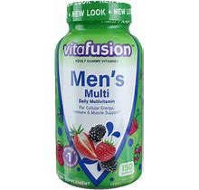 Vitafusion Men's Complete Multivitamin Natural Berry, 150 Gummies