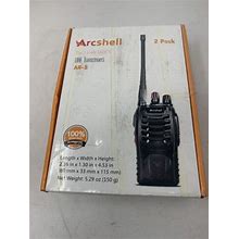 Arcshell Ar-5 Two-Way Radio With Earpiece - 2 Pack