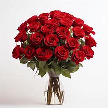Red Roses- Beautiful Gift- 100 Fresh Flowers