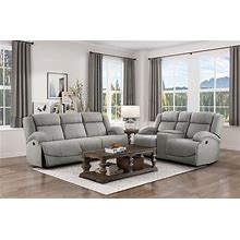 Homelegance Camryn Gray Double Reclining Living Room Set