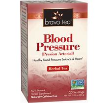 Blood Pressure Tea 20 Bags By Bravo Tea & Herbs