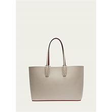 Christian Louboutin Cabata Small Tote In Loubinthesky Print Leather, Leche, Women's, Handbags & Purses Tote Bags & Totes