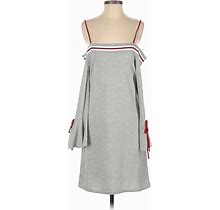Venus Casual Dress Cold Shoulder Long Sleeve: Gray Dresses - Women's Size X-Small