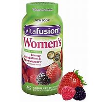 VITAFUSION WOMENS Gummy Vitamins ENERGY METABOLISM BONE SUPPORT, 220 GUMMIES.