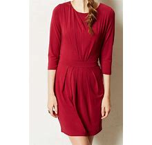 With Tags Tart "Ruched Ecarlate Dress" Red