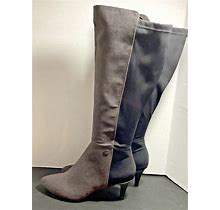 Alfani Nessii Step 'N Flex Wide-Calf Knee High Dress Boots (Size 8.5)