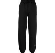 Adidas By Stella Mccartney - Drawstring-Waist Track Pants - Women - Organic Cotton/Recycled Polyester - L - Black