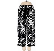 Travelers By Chico's Casual Pants - High Rise: Black Bottoms - Women's Size Small