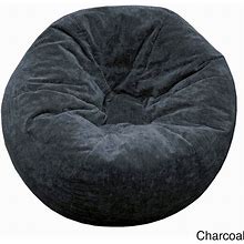 Corduroy Bean Bag Chair - Extra Large - Charcoal