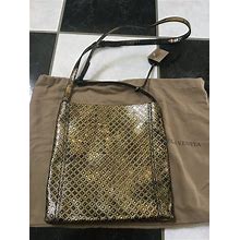 100% Auth Bottega Veneta Intreccio Mirage Leather Open Crossbody Bag