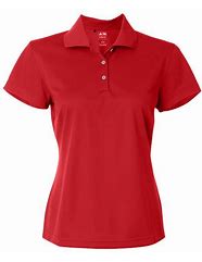Image result for Red Adidas Golf Shirts