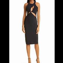 Mother Of All Dresses | Mother Of All Black Danielle Cutout Midi Dress Xs | Color: Black | Size: Xs