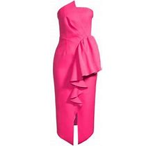 Elliatt Women's Reception Ruffled Cocktail Dress - Fuchsia - Size XS