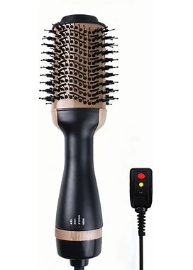 Hot Air Brush & One-Step Hair Dryer &Volumizer 1000W Blow Dryer Soft Touch Styler Gift & Hair Curler Straightener,Black,All-New,Temu
