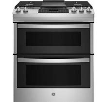 GE 30-Inch Slide-In Gas Range With True European Convection Technology JCGSS86SPSS ,