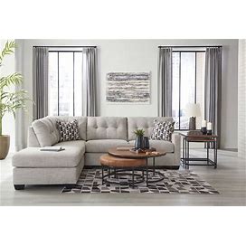 Ashley Mahoney Pebble 2 Piece Left Arm Facing Chaise Sectional, Gray/Light Color From Coleman Furniture