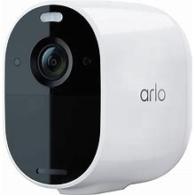 Arlo - Essential Spotlight Camera - Indoor/Outdoor Wire-Free 1080P Security Camera - White