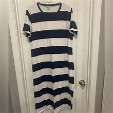 J. Crew Dresses | Nwot J Crew Knit Summer Dress Womens | Color: Black/White | Size: 2X