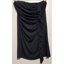 Strapless Black Dress | Color: Black | Size: 2X