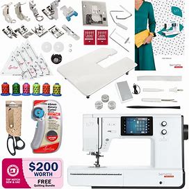 Bernette B77 Sewing And Quilting Machine With Over $200 Exclusive