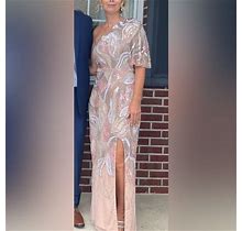 Aidan Mattox Dresses | Mother Of The Bride Aidan Mattox Formal Dress | Color: Pink/Tan | Size: 4