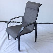 Living Accents Icarus Black Aluminum Frame Chair