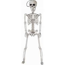 JOYIN 24" Halloween Decoration Pose-N-Stay Full Body Skeleton Plastic Bone