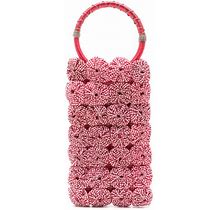 Nannacay - Bessie Circular-Handles Bag - Women - Cotton/Plastic - One Size - Red