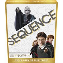 Harry Potter Sequence Board Game - Five-In-A-Row Fun For Everyone - Featuring Witches And Wizards From Harry Potter By Goliath