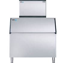 ITV Ice Makers MS500AF/S900 480 Lb Spika Full Cube Commercial Ice Machine W/ Bin - 860 Lb Storage, Air Cooled, 115V, Stainless Steel