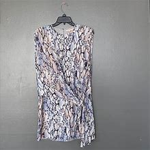 Olivaceous Dresses | Olivaceous Womens Printed Tiered Mini Dress | Color: Cream/Purple | Size: M