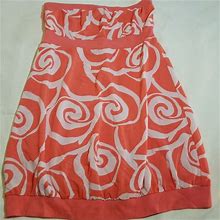 Old Navy Dresses | Old Navy Coral And White Dress | Color: White | Size: S