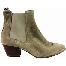 3429 Sam Edelman Women's Reesa Ankle Bootie Boots Suede Taupe Us 9.5