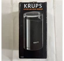 Krups Coffee And Spice Grinder F203 New In Box