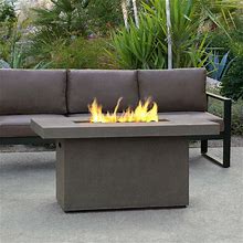 Real Flame Ventura Rectangle Propane Or Natural Gas Fire Pit Table