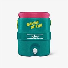 Igloo Special Edition Retro 2 Gallon Barrel Of Fun Insulated Jug, Jade