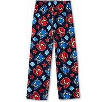 Little & Big Boys Sonic The Hedgehog Fleece Pajama Pants | Blue | Regular 8 | Pajamas Pajama Pants | Flame Resistant