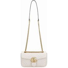 Gucci GG Marmont Quilted Leather Bag - Natural - Shoulder Bags One Size