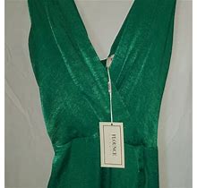Flounce London Dresses | Flounce London Wrap Maxi Dress Emerald Green | Color: Green | Size: 4